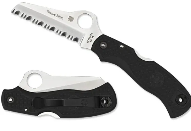 Rescue 79mm™ FRN Black-Spyderco Sale
