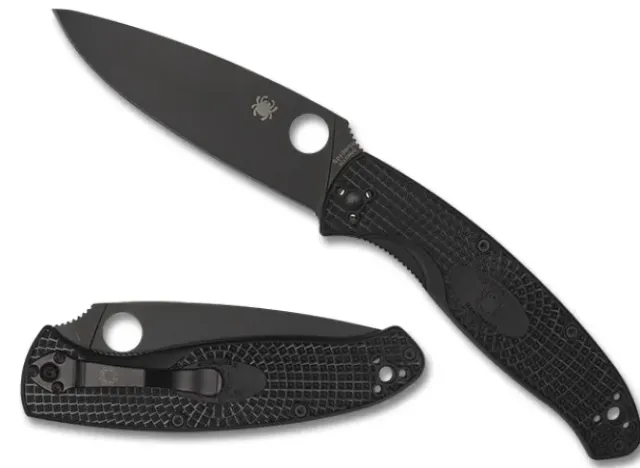 Resilience® Lightweight Black Blade-Spyderco Hot