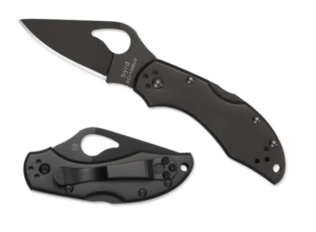 Robin® 2 Stainless Black Blade-Spyderco Best