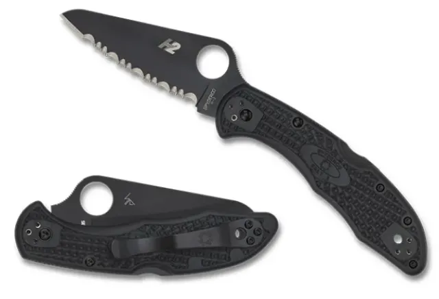 Salt® 2 FRN Black/Black Blade-Spyderco Best