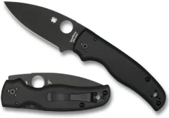 Shaman® G-10 Black/Black Blade-Spyderco Hot