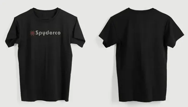 Logo T-Shirt (Black)-Spyderco Best