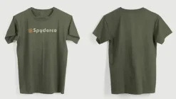 Logo T-Shirt (Military Green)-Spyderco New