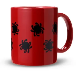 Mug Red w/ Black Bugs-Spyderco Clearance