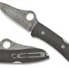 SpyOpera™ Carbon Fiber Thor™ Damascus-Spyderco Outlet