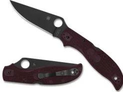 Stretch&trade; 2 XL Lightweight Micro-Melt&reg; PD#1 Black Blade-Spyderco Discount