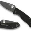 Tenacious® G-10 Black / Black Blade-Spyderco Hot