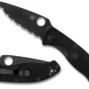 Tenacious® Lightweight Black Blade SpyderEdge-Spyderco Outlet