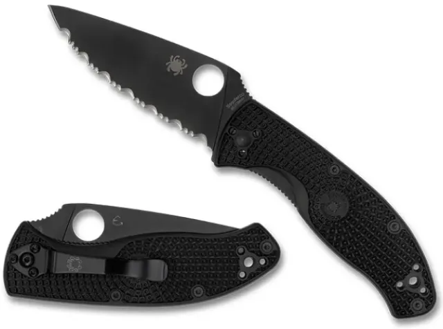 Tenacious® Lightweight Black Blade SpyderEdge-Spyderco Outlet