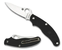 UK Penknife™ FRN Black Drop Point-Spyderco