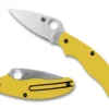 UK Penknife™ Salt® Yellow CPM&reg; MagnaCut&reg;-Spyderco Sale