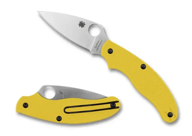 UK Penknife™ Salt® Yellow CPM® MagnaCut®-Spyderco Sale